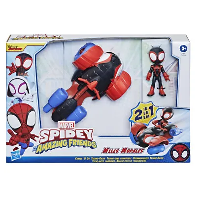 Buy Marvel Spidey Miles Morales Action Figure & Vehicle Toy • 19.99£
