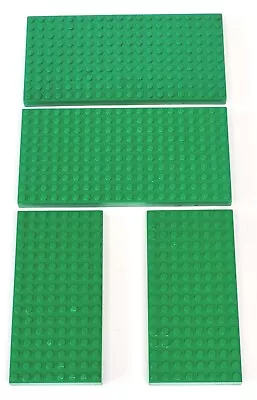 Buy Vintage Lego Base Plates Thicker Type Green 2 Each Of (20 X 10) (16 X 8) Genuine • 5.99£