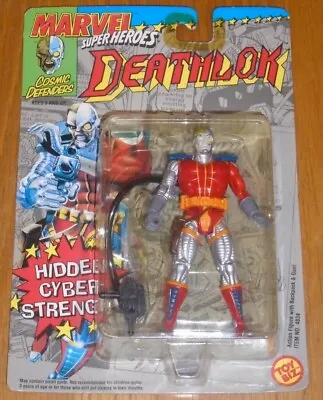 Buy Marvel Super Heroes Deathlok Figure Toy Biz 1992< • 17.49£