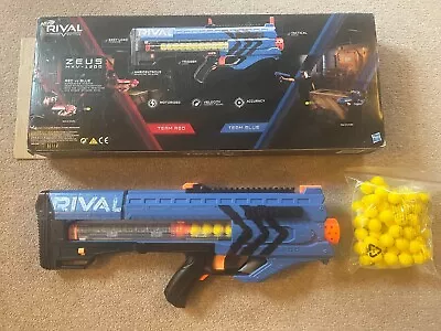 Buy Nerf Rival Zeus MXV 1200 Auto Blaster Team Blue With Bag Of New Ammo • 25£