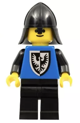 Buy LEGO Black Falcon Guard Knight Castle Minifigure Vintage 1984 6030 Cas101 Cas253 • 4.95£