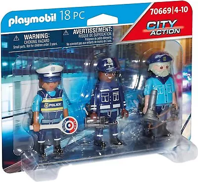 Buy PLAYMOBIL 70669 City Action Police 3 Figure Set, For Children Ages 4 - 10 • 16.45£