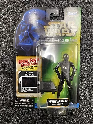 Buy DEATH STAR DROID MOUSE FREEZE FRAME Slide Power Of The Force STAR WARS KENNER • 10.99£