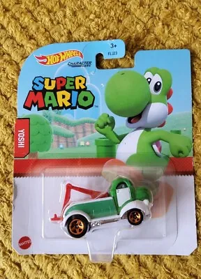 Buy Hot Wheels - Super Mario - Die Cast Car Yoshi -  4/8 - Brand New • 6.99£