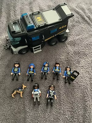 Buy Playmobil City Action Swat Truck & Figures Bundle Police Dog  • 25£