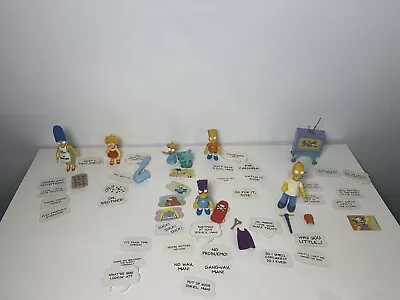 Buy Vintage The Simpsons  5  Mattel Figure Bubble MARGE HOMER BART & More1990(Z6) • 99.99£