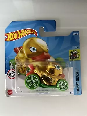 Buy Hot Wheels Car Duck N Roll Treasure Hunt Gold Street Beasts • 15.99£