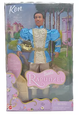 Buy 2001 Mattel 55535 Barbie Rapunzel African American Ken Prince Stefan Doll NrfB • 83.15£