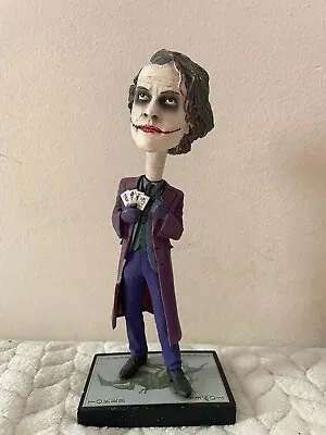 Buy The Joker Batman The Dark Knight Heath Ledger Bobblehead Knocker Neca • 30£