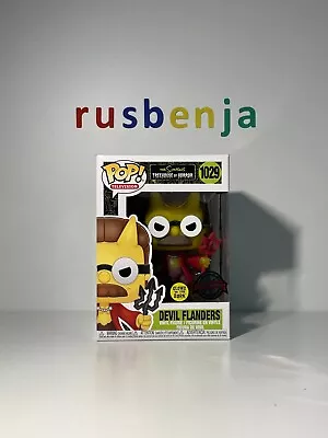 Buy Funko Pop! Animation The Simpsons Treehouse Of Horror Devil Flanders Glows #1029 • 16.99£