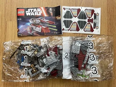 Buy LEGO Star Wars 75135 - Obi Wans Jedi Interceptor New Sealed Bags No Box • 59.95£