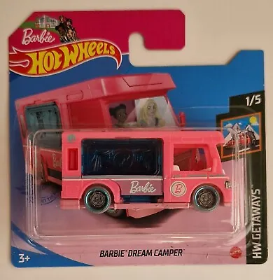 Buy Hot Wheels BARBIE Dream Camper - HW Getaways 21/250 Short Card • 9.99£