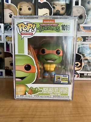Buy Funko Pop ! Michelangelo With Surfboard #1019 Comic Con Limited Edition • 37.99£