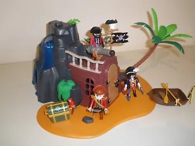 Buy Playmobil Pirate - Shipwreck Island, Waterfall Hidden Cave + Firing Cannon. • 18£