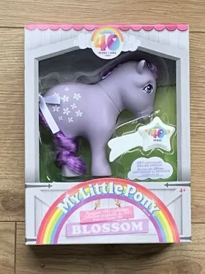 Buy My Little Pony G1 Retro Classic Blossom 40 Years Anniversary New • 19.99£