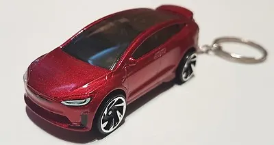 Buy Hotwheels Tesla Model X Keyring Diecast Car • 12£