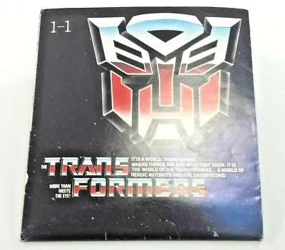 Buy Transformers G1 1985 Hasbro Canada Marked Catalogue Part Only  [TCCP82] • 14.99£