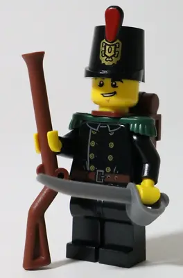 Buy British Rifle Soldier Minifigure MOC Napoleonic Pirate Army - All Parts LEGO • 10.99£