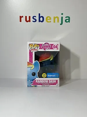 Buy Funko Pop! My Little Pony Rainbow Dash Glows In The Dark Walmart #04 • 29.99£