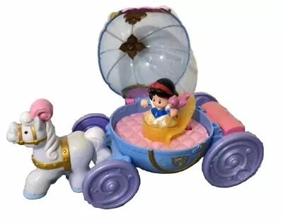 Buy Fisher Price Little People Princess Musical Carriage+ Snow White Figure • 4.92£