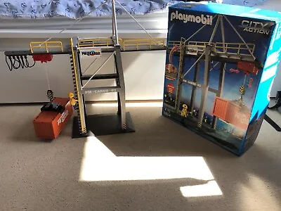 Buy Playmobil 5254 City Action Loading Terminal Cargo Crane Set • 35£
