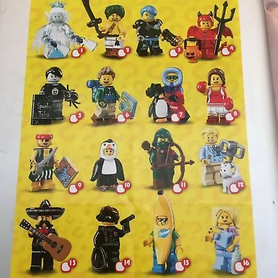 Buy Genuine Lego Minifigures From  Series 16 Choose The One You Need/new • 4.99£