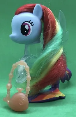 Buy My Little Pony The Movie G4 Rainbow Dash Flip And Flow Seapony 2018 • 8£
