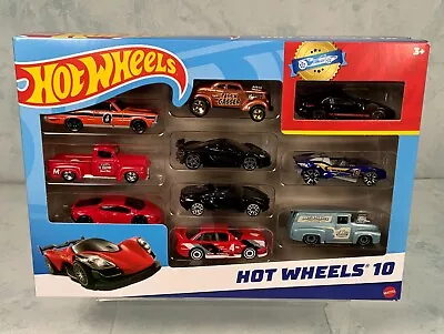 Buy Hot Wheels 10-Car Gift Pack Of 1:64 Scale Vehicles​ (As Pictured) #G New Sealed • 14.95£