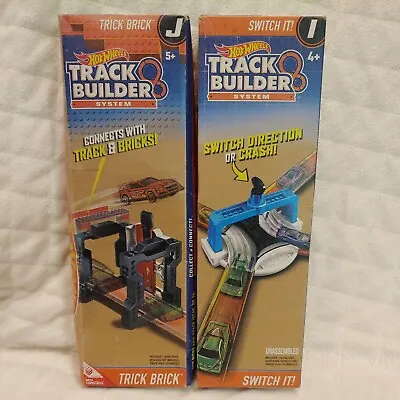 Buy 2 New Sealed Hot Wheels Track Builder System SWITCH IT! And TRICK BRICK • 14.25£