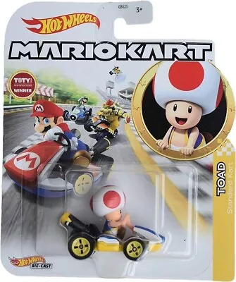 Buy Hot Wheels - Mariokart - Toad In Standard Kart - GBG25 • 9.79£