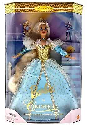 Buy Barbie As Cinderella Doll / Children Collector Series 1996 / Mattel 16900, NrfB • 82.15£