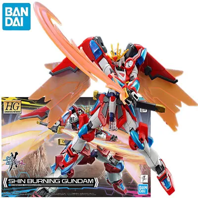 Buy In Stock Bandai Gundam Build Metaverse HG 1/144 Shin Burning Gundam Model Kit • 40.78£