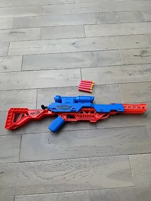 Buy Nerf Alpha Strike Mantis LR-1 RARE Colourway Red & Blue.  Great Condition • 14.99£