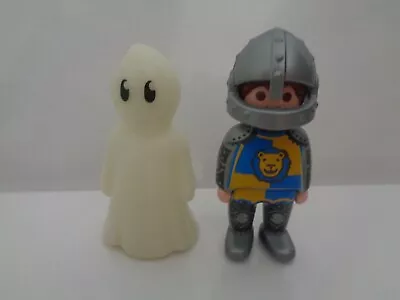 Buy Playmobil 123 Knight And Glow In The Dark Ghost 70128 • 4.50£