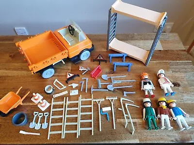 Buy Playmobil Construction Groundworks Crew Dumper Truck Scaffolding 3203 3833 • 9.99£