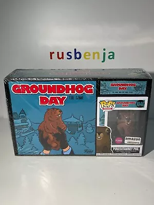 Buy Funko Pop! Movies Groundhog Day Game & Punxsutawney Phil Flocked #1046 • 33.99£