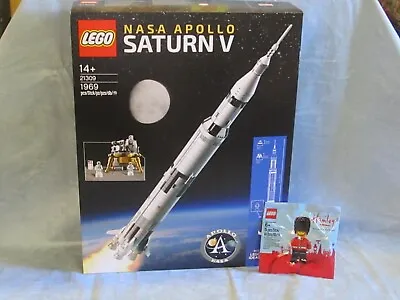 Buy LEGO 21309 NASA Apollo Saturn & Hamleys Minifigure, Retired, NEW & SEALED • 250£