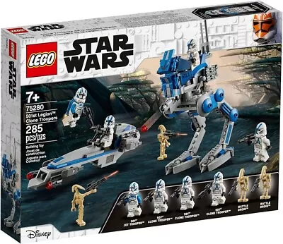 Buy Lego Star Wars 501st Legion Clone Troopers 75280 - NEW, SEALED, RETIRED • 36.95£