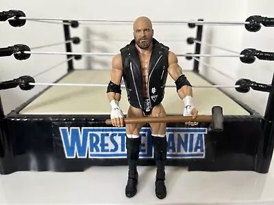 Buy WWE Triple H Wrestling Figure With Sledgehammer Mattel Elite 73 DX Legend WWF • 22.49£