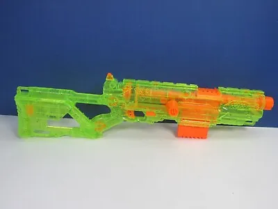 Buy Large NERF LONGSTRIKE CS-6 SONIC GREEN BLASTER GUN Toy SNIPER RIFLE Rare • 31.26£