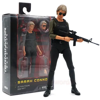 Buy NECA Terminator Dark Fate Sarah Connor 7”Action Figure Model Collection In Stock • 29.99£
