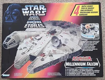 Buy Kenner Millennium Falcon - Star Wars POTF Electronic Vehicle - 1995 Unopened • 180£