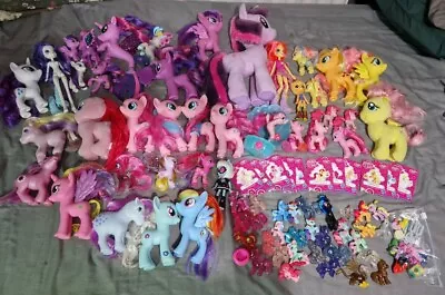 Buy Huge My Little Pony Bundle Lot Twilight Sparkle, Pinkie Pie G4 G3 MLP Hasbro • 100£