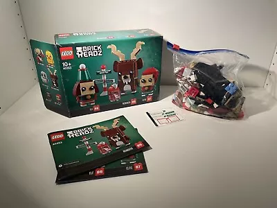 Buy Lego Brickheadz 40353 Reindeer, Elf And Elfie, 100% Complete With Box • 10£