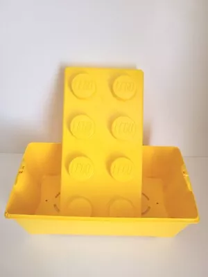 Buy Lego Big Yellow 8 Stud Storage Box 2012 • 13.50£