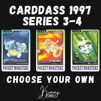 Buy Carddass Series 3-4 1997 Japanese Pokemon Pocket Monsters Bandai Choose Your Own • 3.01£