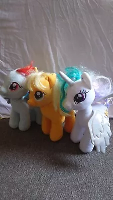 Buy Build A Bear My Little Pony Plush Apple Jack, Princess Celestia And Rainbow Dash • 22£
