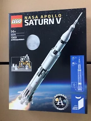 Buy Lego Nasa Apollo Saturn V Space Rocket (Retired Kit) 92176 • 189.50£