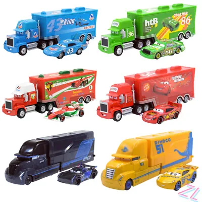 Buy Disney Pixar Cars 3 Truck With Cars 1:55 Diecast Rescue Collection Alloy Car Toy • 13.99£