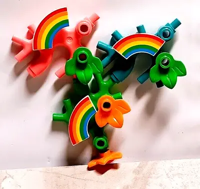 Buy New LEGO RAINBOWS Coral Colorful Parts Fish Tank Lot Of 3 Connect Under The Sea • 11.64£